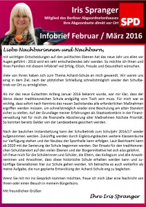 Spranger - DIN A5-Flyer - 1-2016